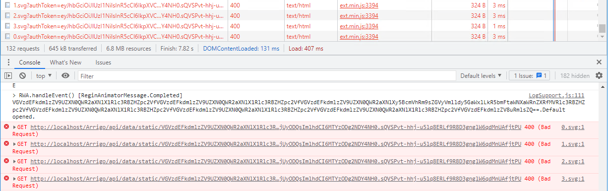 Browser errors