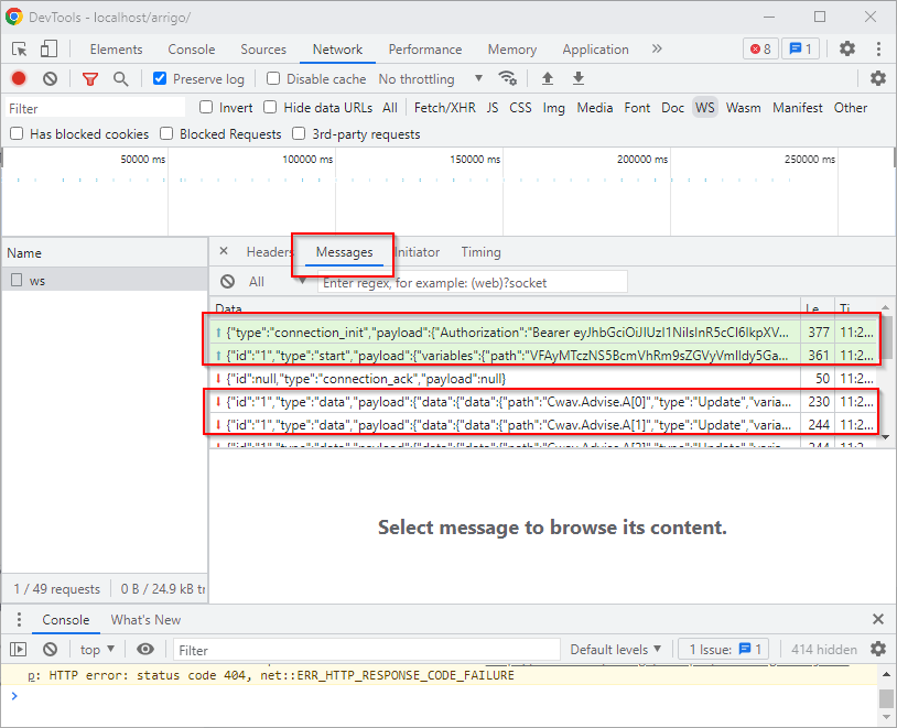 Viewing Messages
